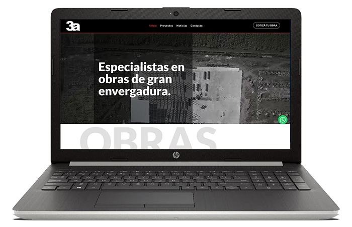 Sitio web de 3a Constructora