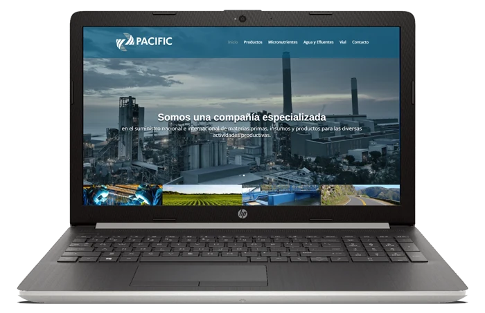 Sitio web de Pacific