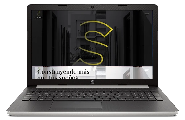 Sitio web de Sólido Arquitectura